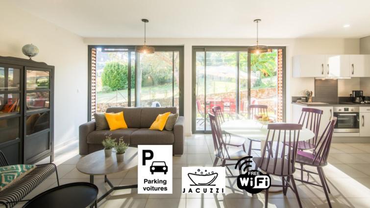Ferienwohnung Plein Sud Avec Jacuzzi Privatif Et Parking Prive Sarlat Exterior foto